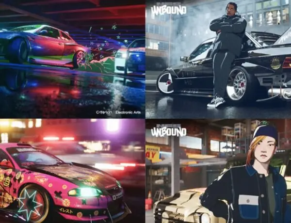 Preview Screenshots of Need for Speed Unbound Show Anime Influence; Release Date Set for December 2