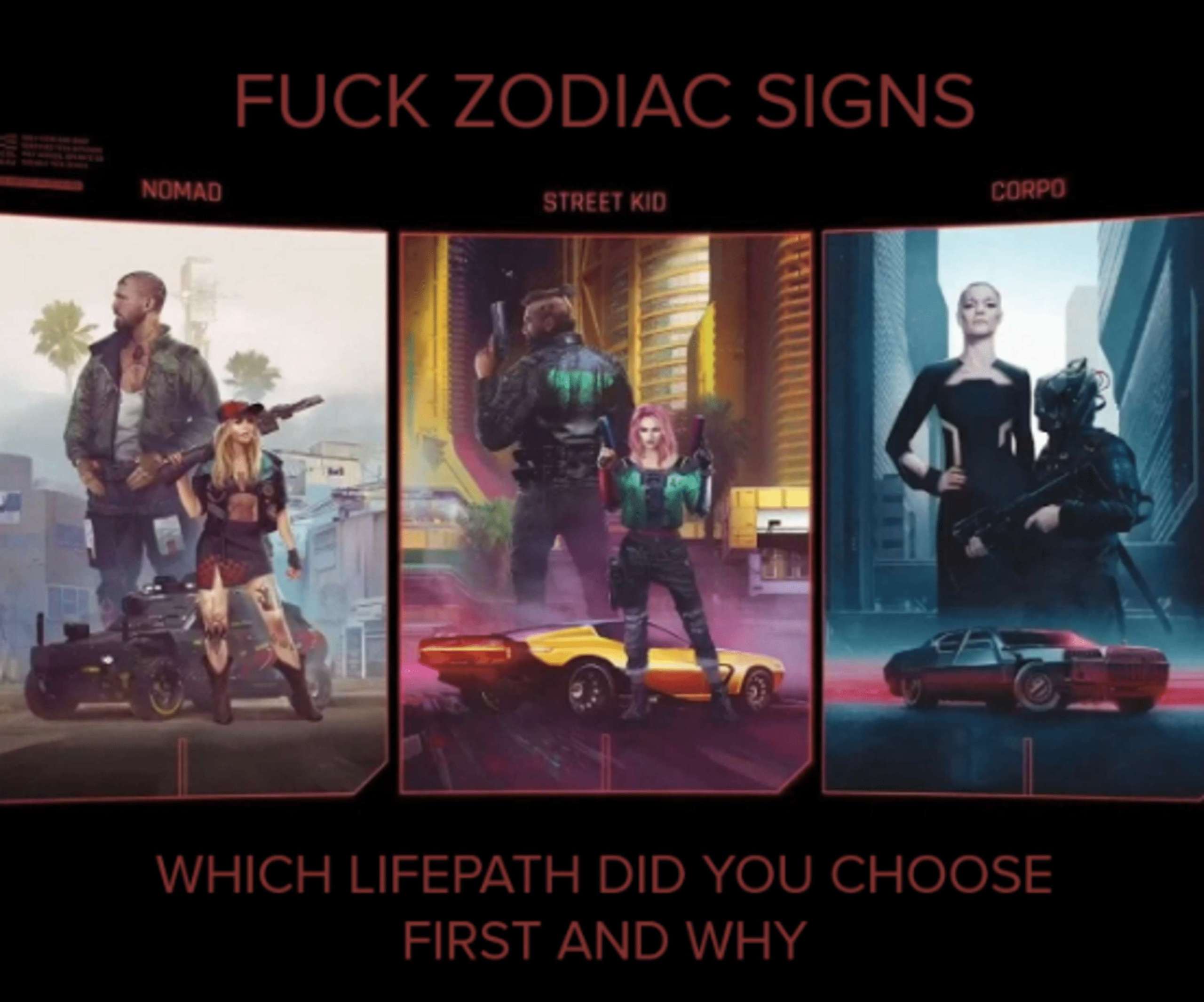 Playthroughs Of Cyberpunk 2077 Have Sparked Vigorous Argument Over Whether Lifepath Is The Finest