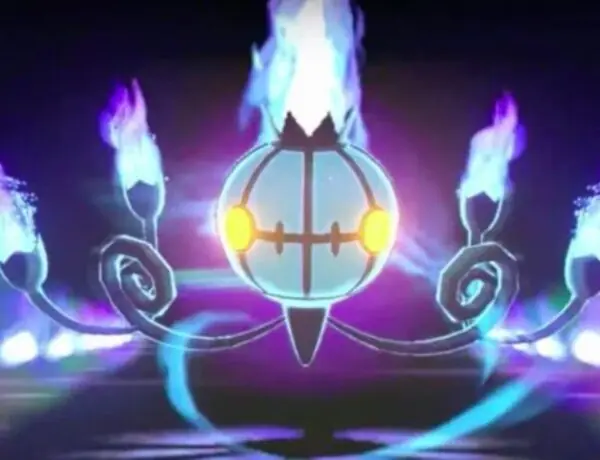 A Devoted Pokemon Enthusiast Has Carved An Incredible Likeness Of Chandelure, A Ghost/Fire-Type Pocket Monster, Into A Pumpkin In Time For Halloween