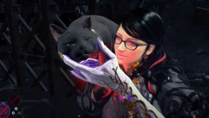 A Screenshot Of A Cat In What Appears To Be A Pretty Hilarious Posture Has Been Making Players Of PlatinumGames Bayonetta 3 Giggle