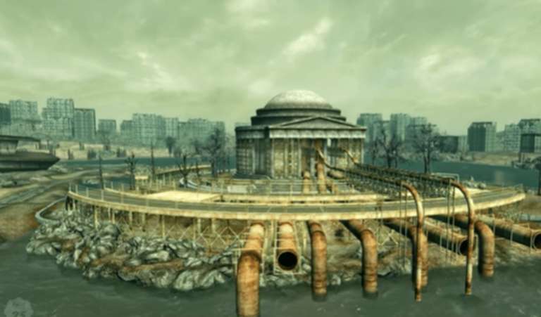 Because they were pressed for time, the Fallout 3 developers set fire to the White House.