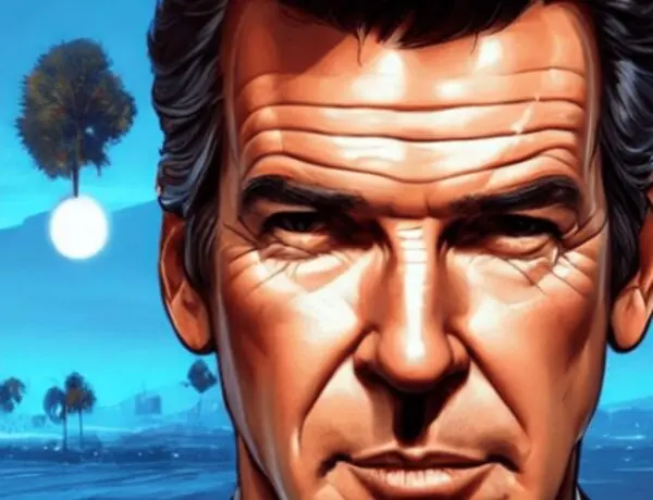 Artistic Reinterpretations Of James Bond Stars In The Style Of Grand Theft Auto