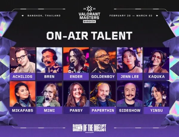 Excitement Builds for #VALORANTMasters Bangkok with Star Talent Lineup