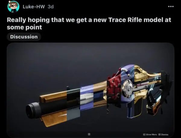 Hope for a New Trace Rifle Model in Destiny 2