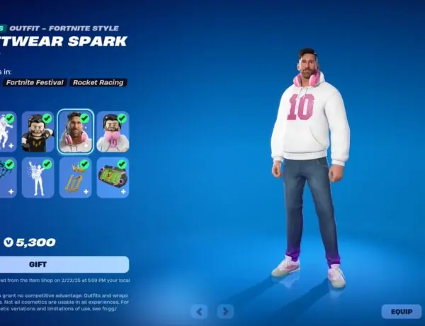 Messi's Epic Return to Fortnite!