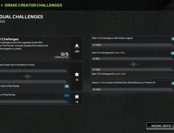 Apex Legends Individual Challenges: Get Ready for Epic Rewards!