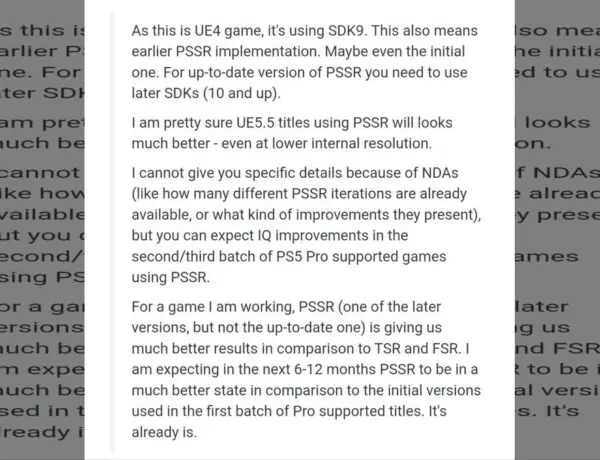 Exciting News: Massive Update to PlayStation Spectral Super Resolution is Coming!