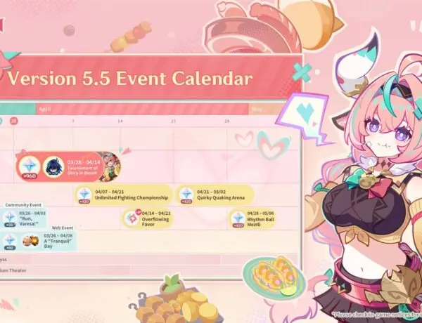 Exciting Updates in Genshin Impact: Event Calendar Now Live!