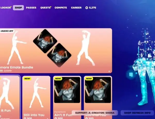 Fortnite Teams Up with Paramore: New Emotes Drop!