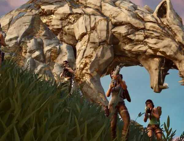 Girls' Night with Lara Croft: A Fortnite Celebration!