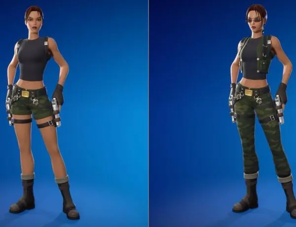 Lara Croft's Style Choices in Fortnite