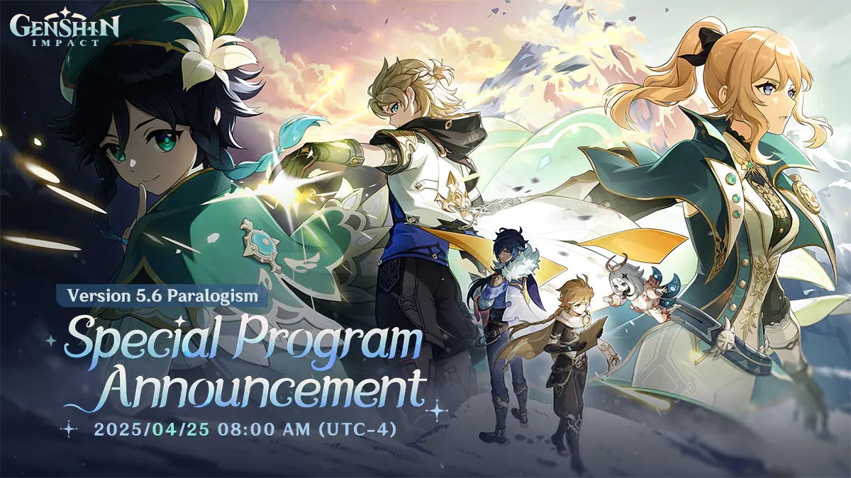 Genshin Impact Version 5.6 Special Program Drops April 25 – Here's What We Know