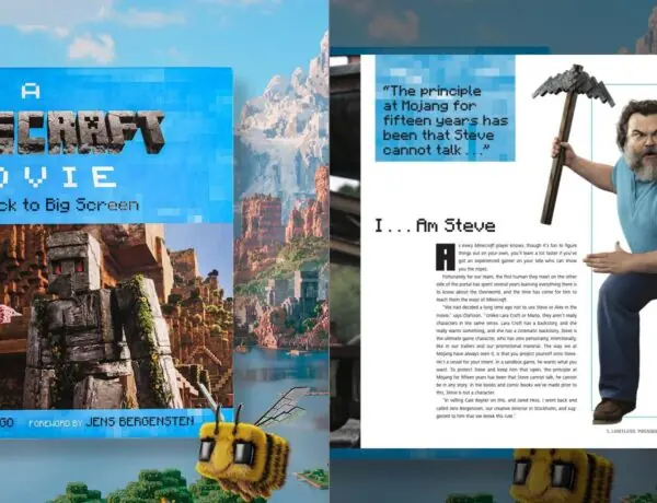 Minecraft Movie Book Drops With Epic Behind-the-Scenes Secrets