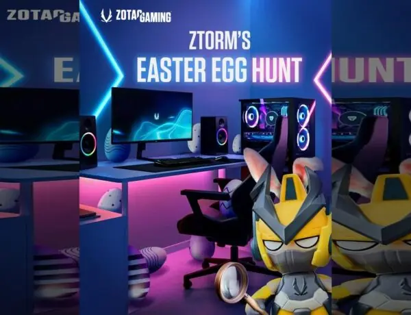 ZOTAC's ZTORM Hosts Epic Easter Egg Hunt in Gaming Room