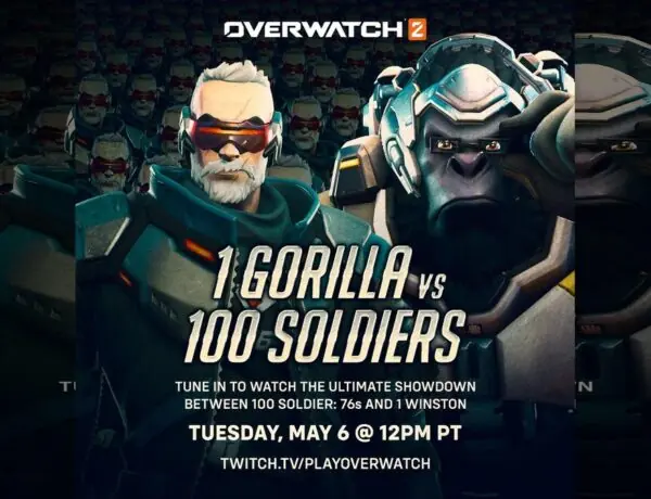 1 Gorilla vs 100 Soldiers: Overwatch's Wildest Showdown Yet
