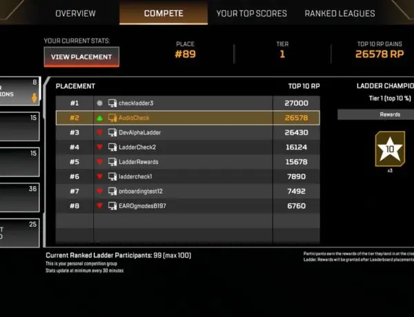 Apex Legends Ranked Ladders Spark Mixed Reactions From Players