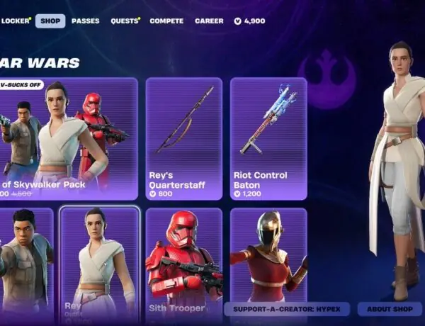 Fortnite Item Shop Update: Star Wars Returns, New Emotes, and Missing Kylo Ren Drama