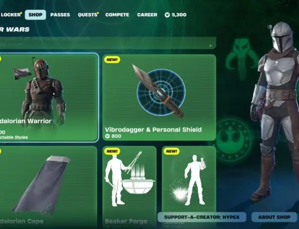 Fortnite's Custom Mandalorian Skin Drops and Fans Are Going Wild