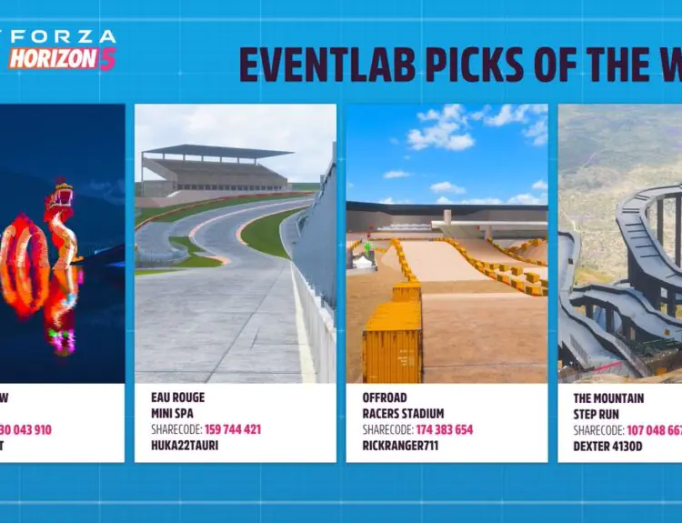 Forza Horizon 5's EventLab Lets You Build Wild Races and Share Them