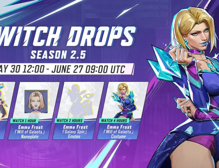 Marvel Rivals Drops Epic Emma Frost Skin in New Twitch Event