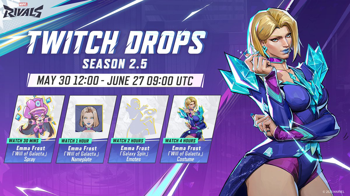 Marvel Rivals Drops Epic Emma Frost Skin in New Twitch Event | Happy Gamer