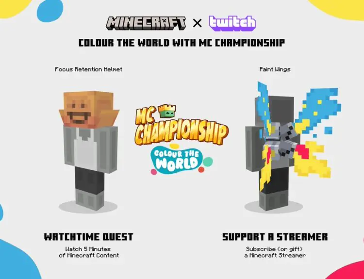 Minecraft and Twitch team up for colorful new drops, but players are divided