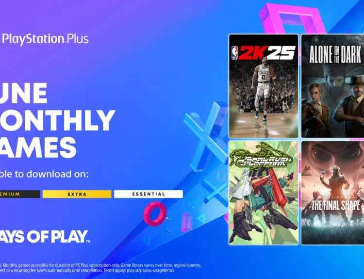 PlayStation Plus June Lineup Revealed: NBA 2K25, Alone in the Dark, and More