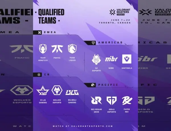 VALORANT Masters Toronto Teams Revealed – No EDG, DRX, or T1 in Sight