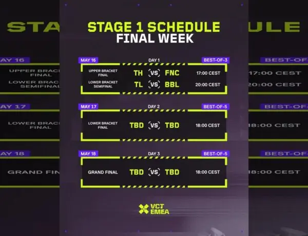 VCT EMEA Stage 1 Heats Up With One Toronto Spot Left