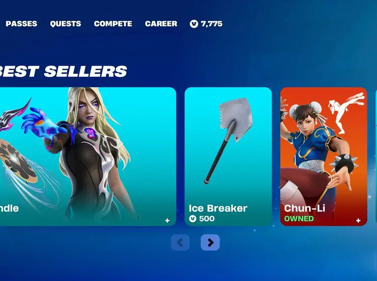 Chun-Li Dominates Fortnite Sales Again as Players Go Wild for the Iconic Skin