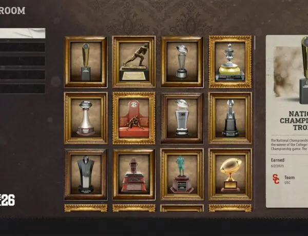 EA Sports CFB26 Dynasty Mode Teases Trophy Room Feature, Gamers Split