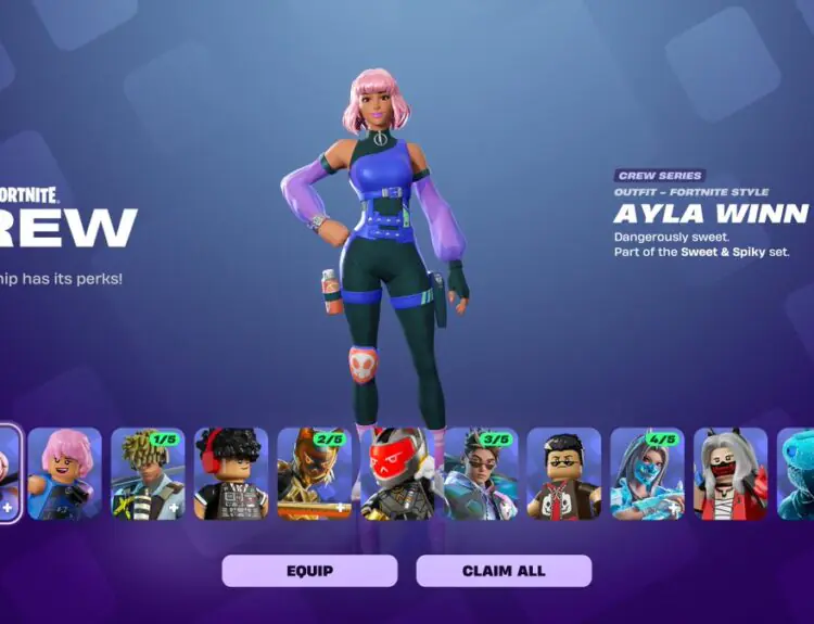 Fortnite Crew Members Unlock Ayla Winn Skin – Here's What Players Think
