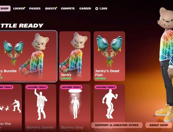 Fortnite's Janky Skin Returns After 400+ Days, and Players Are Divided