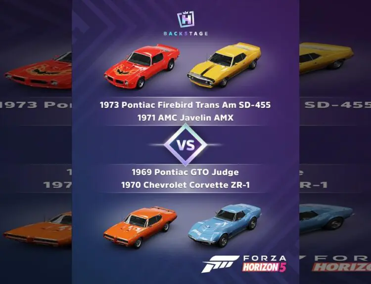 Forza Horizon Players Divided Over American Muscle Car Choices
