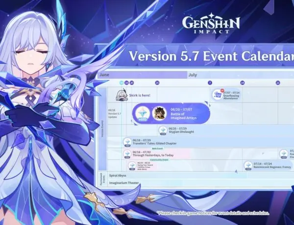 Genshin Impact 5.7 Pre-Registration Event Offers Free Primogems and Skirk's Bundle