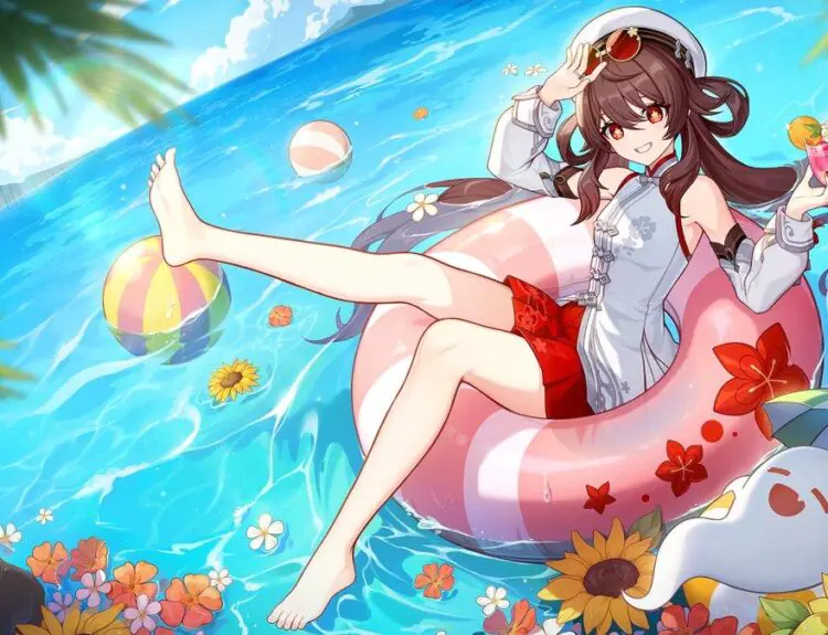 Genshin Impact Drops July Wallpapers and Fans Go Wild Over Hu Tao's Feet