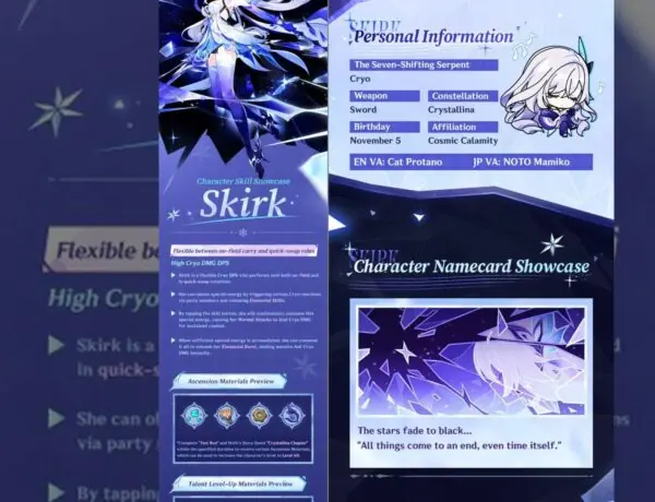 Genshin Impact's Skirk Revealed: Tartaglia's Mentor and Abyss Warrior