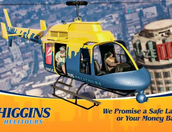 GTA Online players score 2X cash and RP on Higgins Helitours missions this week
