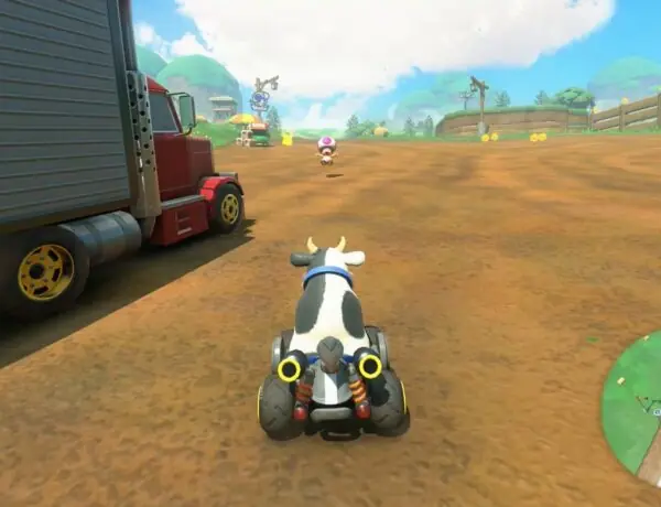 Mario Kart World's Free Roam Mode Lets You Herd Cows Like a Wild West Kart Racer