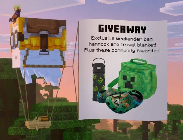 Minecraft's Chase the Skies Drop Brings Travel-Themed Giveaway and Fan Reactions