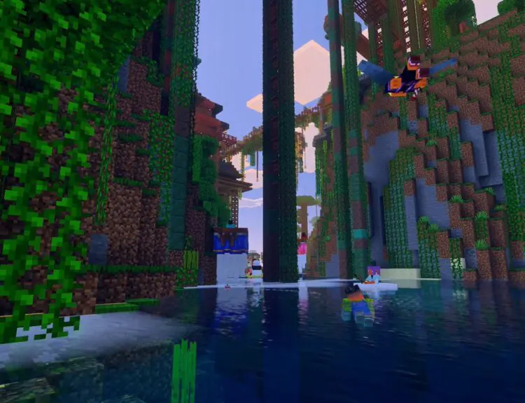 Minecraft's Chase the Skies Update Lets You Tame Ghasts and Craft in the Clouds