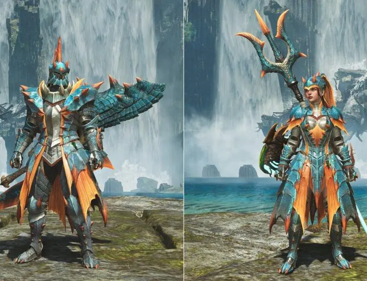 Monster Hunter Lagiacrus Armor Sets Are Here But The Drops Are Brutal