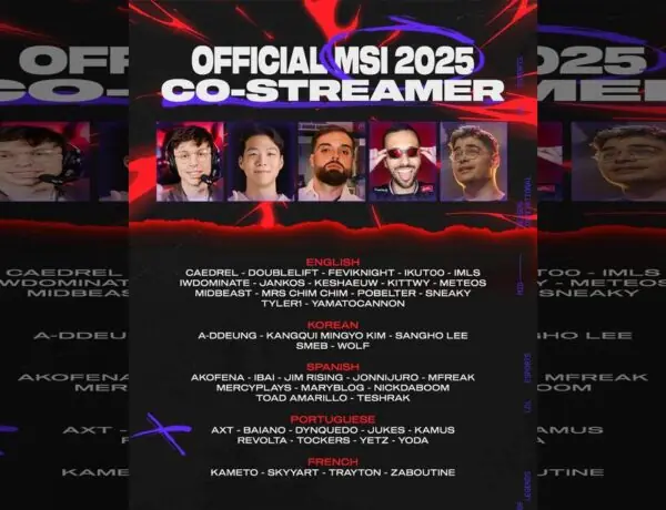 MSI 2025 Co-Streamers Announced – And Gamers Have Thoughts