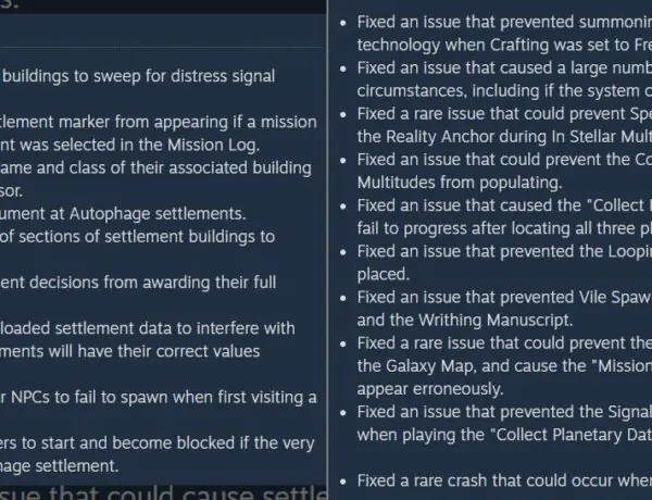 No Man's Sky Experimental PC Patch Promises Fixes for All Platforms, But Switch 2 Players Still Waiting