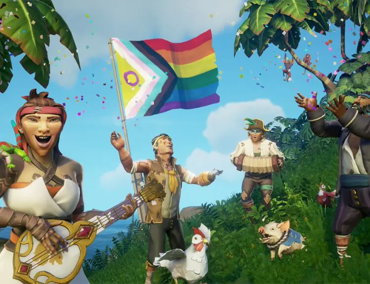 Sea of Thieves Adds Progress Pride Flag, Sparks Heated Debate Among Players