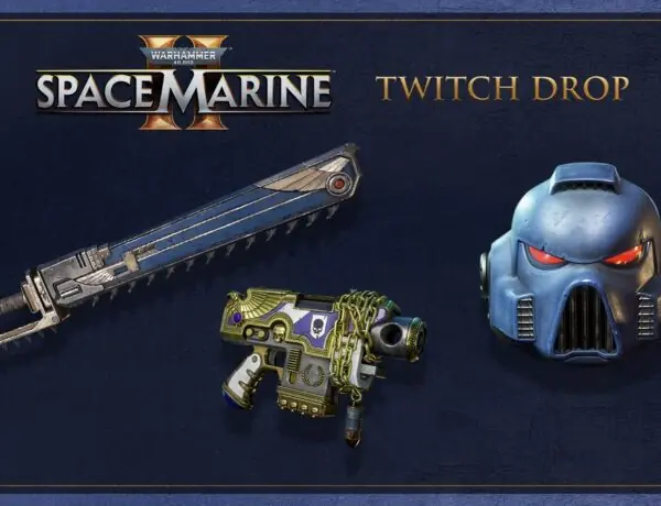 Space Marine 2 Twitch Drops Bring Angry Helmets and Chainswords