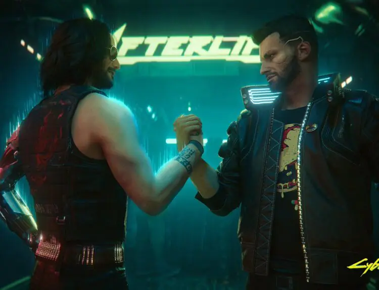 Cyberpunk 2077 Fans Celebrate Friendship Day With Male V and Johnny Silverhand