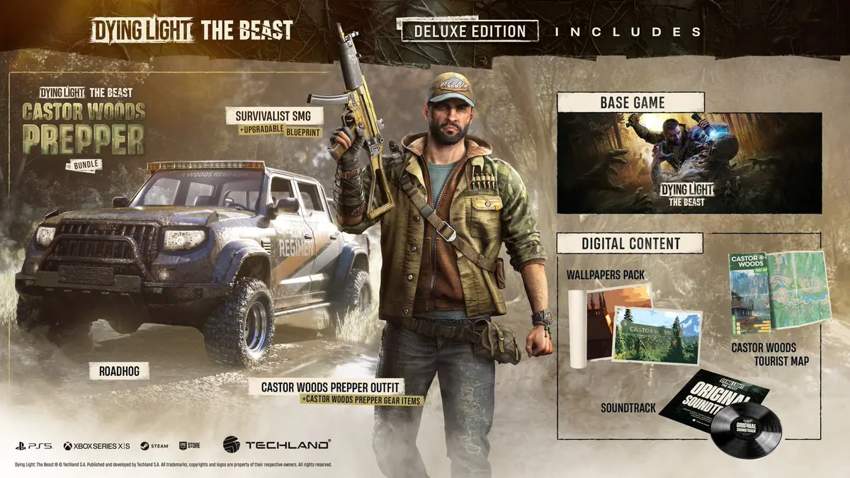 Dying Light: The Beast Deluxe Edition Drops With OST And Prepper Goodies