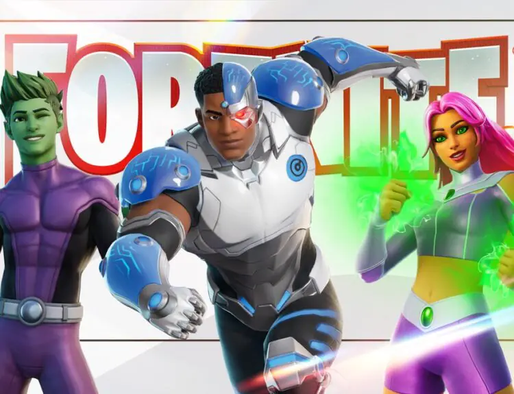 Fortnite Finally Adds Cyborg to Complete Teen Titans Squad