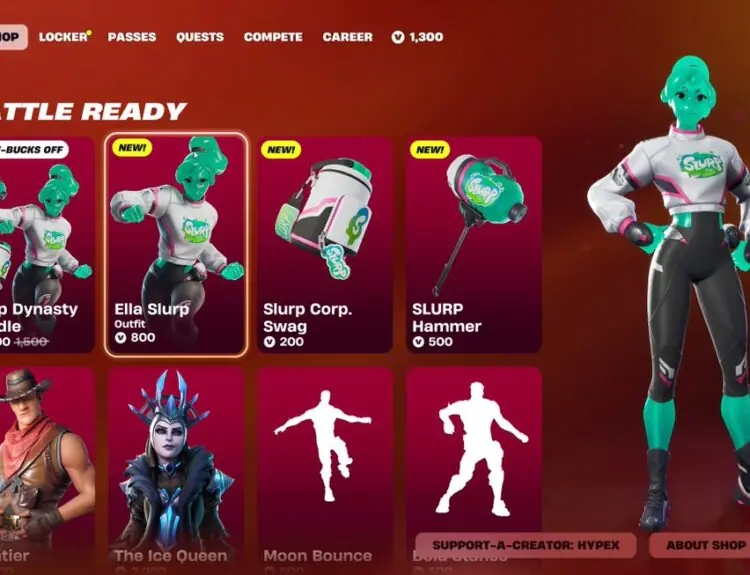 Fortnite's New Ella Slurp Skin Has Players Going Wild